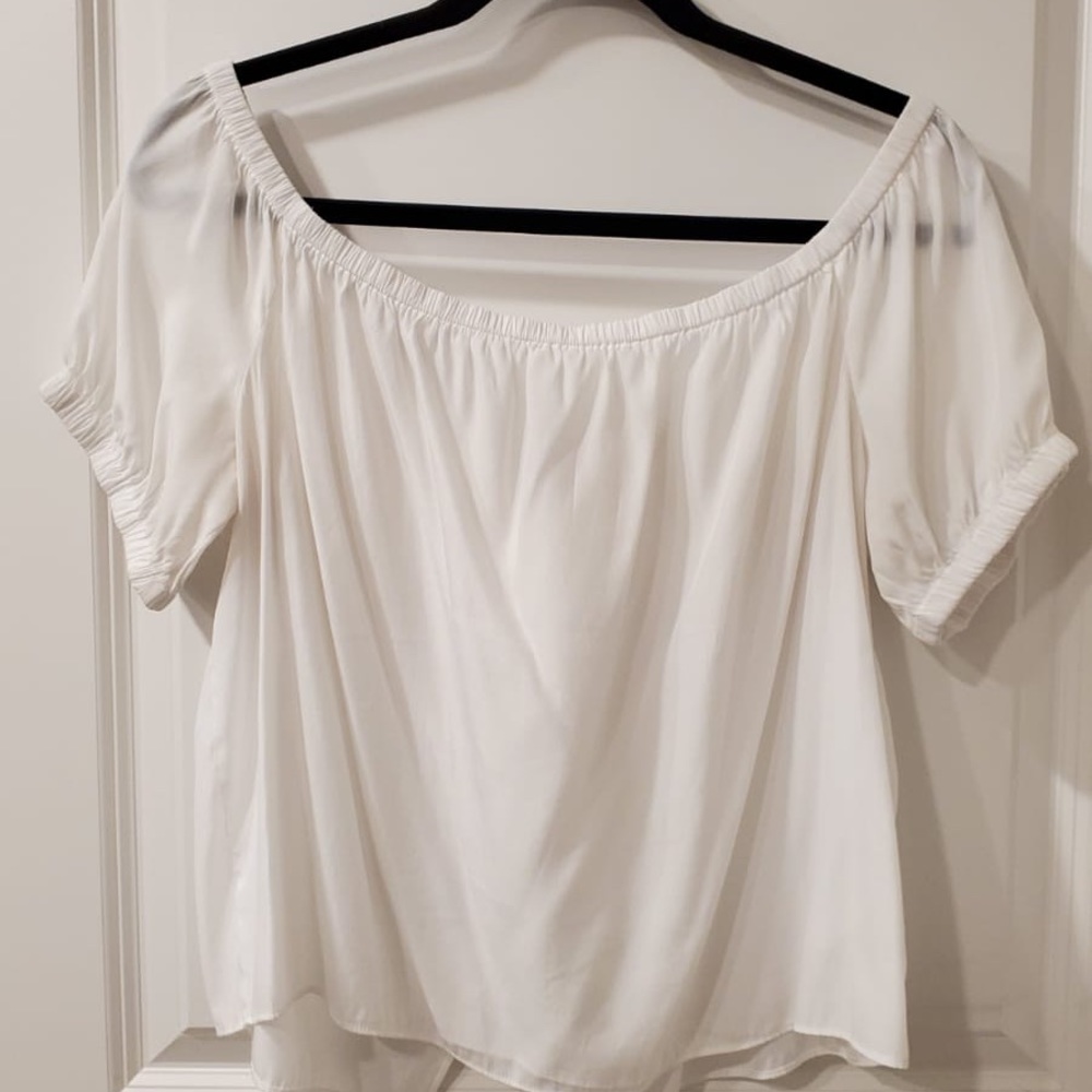 Express open back shirt/blouse
